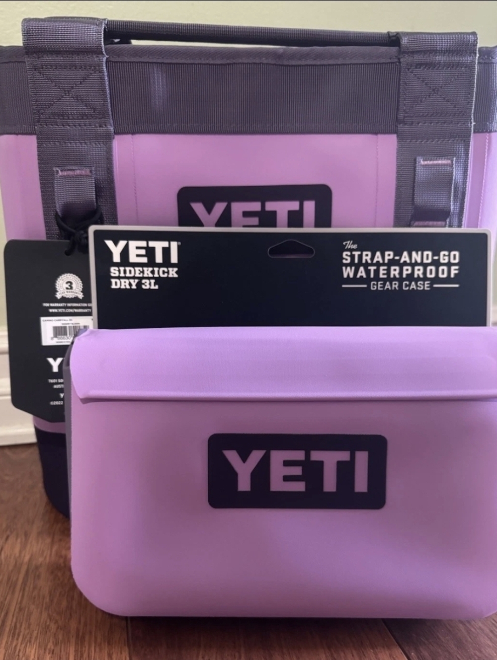 Yeti Desert Bloom Camino 20 And Sidekick 3 Liter NWT